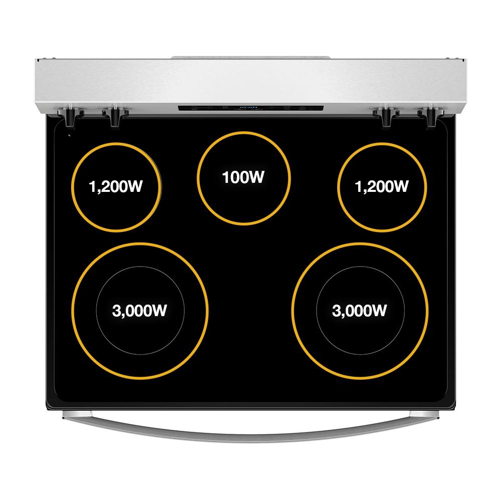  Whirlpool 30-inch Freestanding Electric Range YWFES3330RZ IMAGE 11