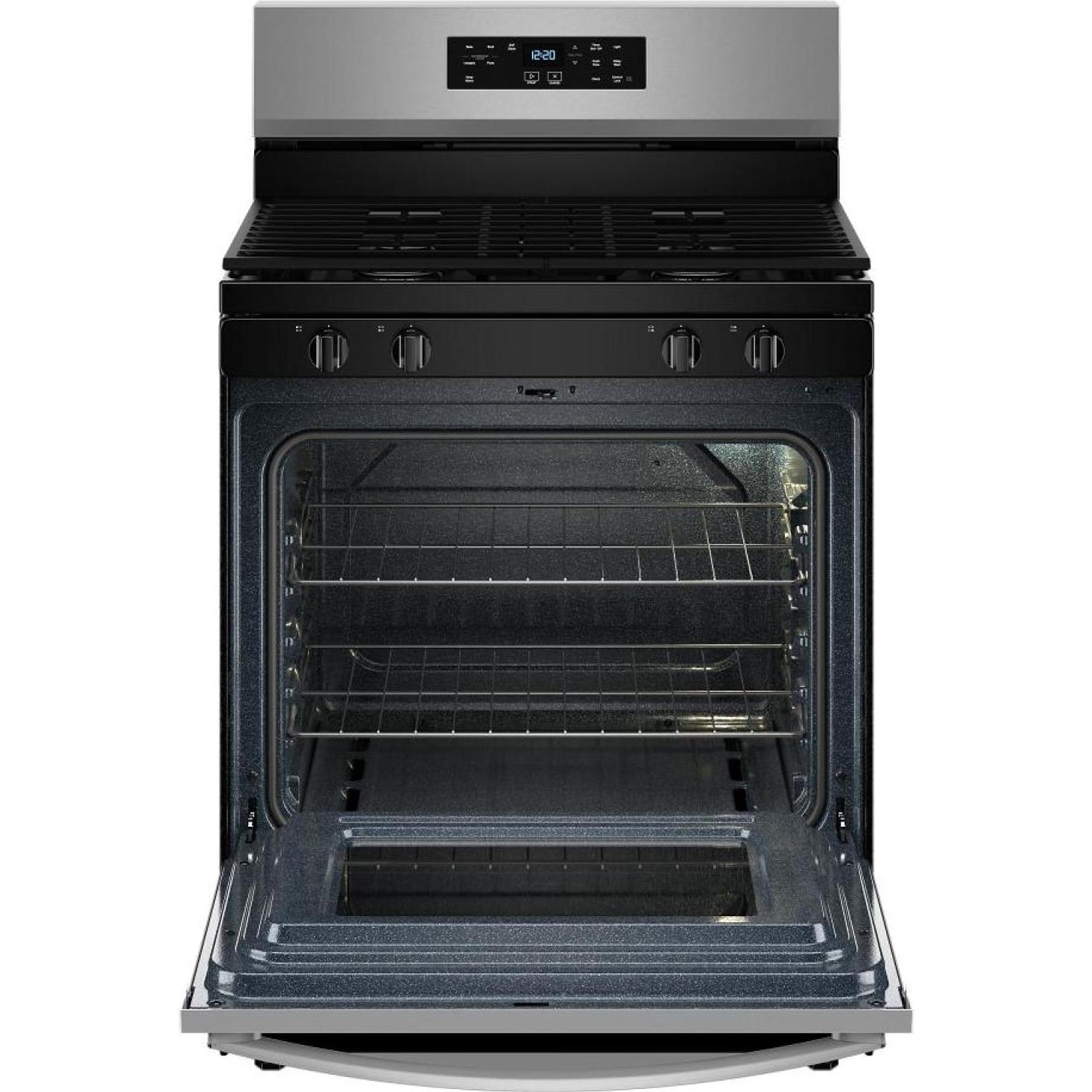  Whirlpool 30-inch Freestanding Gas Range WFGS3530RS IMAGE 2