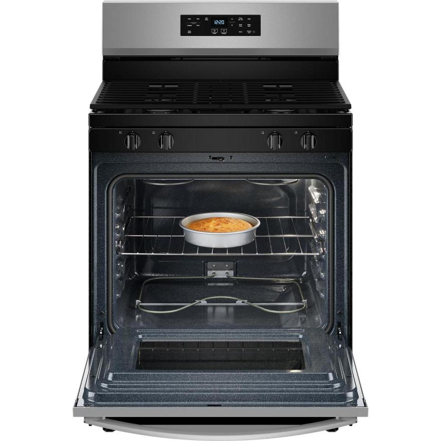  Whirlpool 30-inch Freestanding Gas Range WFGS3530RS IMAGE 3