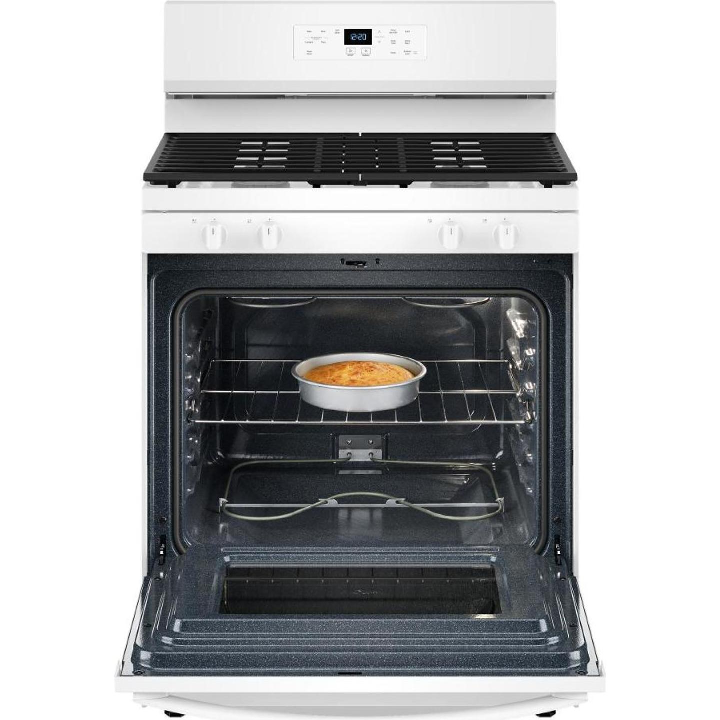  Whirlpool 30-inch Freestanding Gas Range WFGS3530RW IMAGE 3