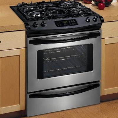  Frigidaire 30-inch Slide-In Gas Range FGS365EC IMAGE 1