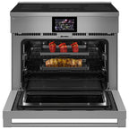  Monogram 36-inch Freestanding Induction Range with Wi-Fi Built-in ZHP365ETVSS IMAGE 2