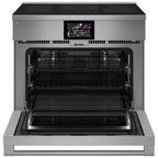  Monogram 36-inch Freestanding Induction Range with Wi-Fi Built-in ZHP365ETVSS IMAGE 3