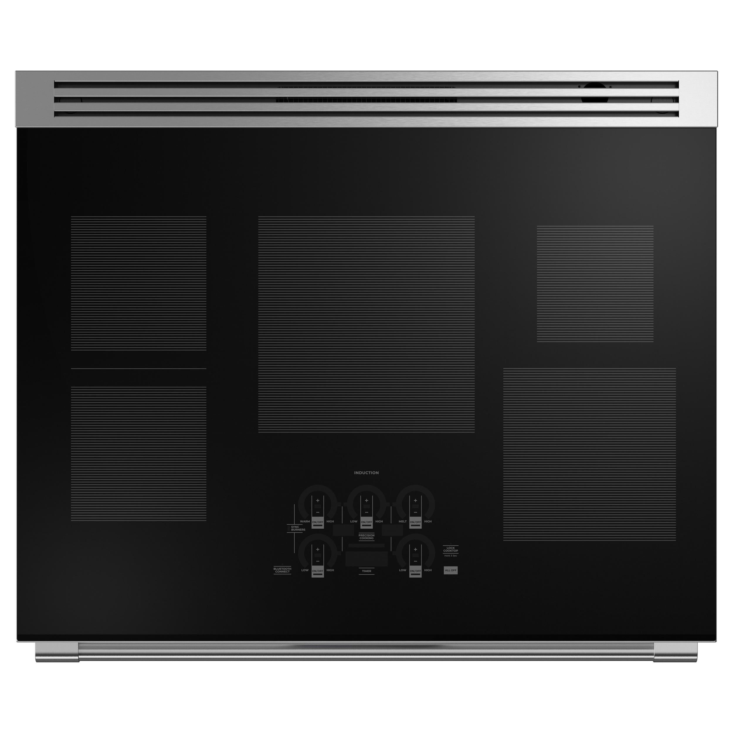  Monogram 36-inch Freestanding Induction Range with Wi-Fi Built-in ZHP365ETVSS IMAGE 6