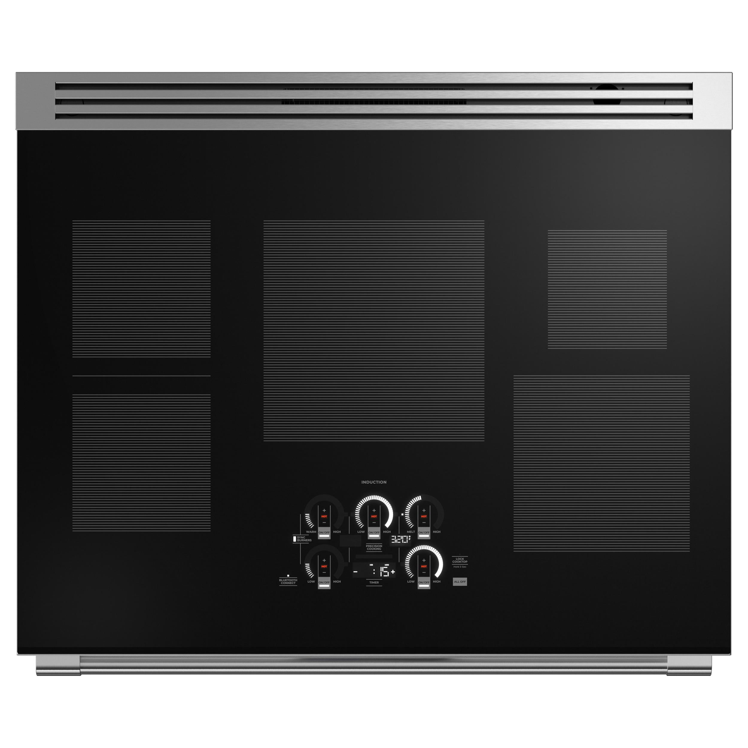  Monogram 36-inch Freestanding Induction Range with Wi-Fi Built-in ZHP365ETVSS IMAGE 7