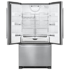  JennAir Noir 36-inch, 21.9 cu. ft. Freestanding French 3-Door Refrigerator with Ice Maker JFFCF72DKM IMAGE 3