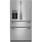  Whirlpool 36-inch, 26.2 cu. ft. French 4-Door Refrigerator with External Water and Ice Dispensing System WRMF7736PZ IMAGE 1