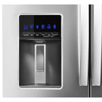  Whirlpool 36-inch, 26.2 cu. ft. French 4-Door Refrigerator with External Water and Ice Dispensing System WRMF7736PZ IMAGE 3