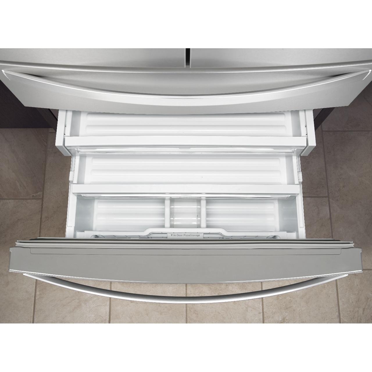  Whirlpool 36-inch, 26.2 cu. ft. French 4-Door Refrigerator with External Water and Ice Dispensing System WRMF7736PZ IMAGE 6