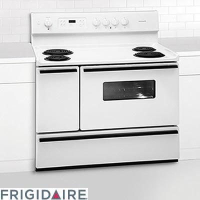  Frigidaire 40-inch Freestanding Electric Range FFEF4005LW IMAGE 3