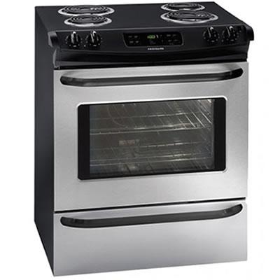  Frigidaire 30-inch Slide-In Electric Range FFES3015LS IMAGE 1