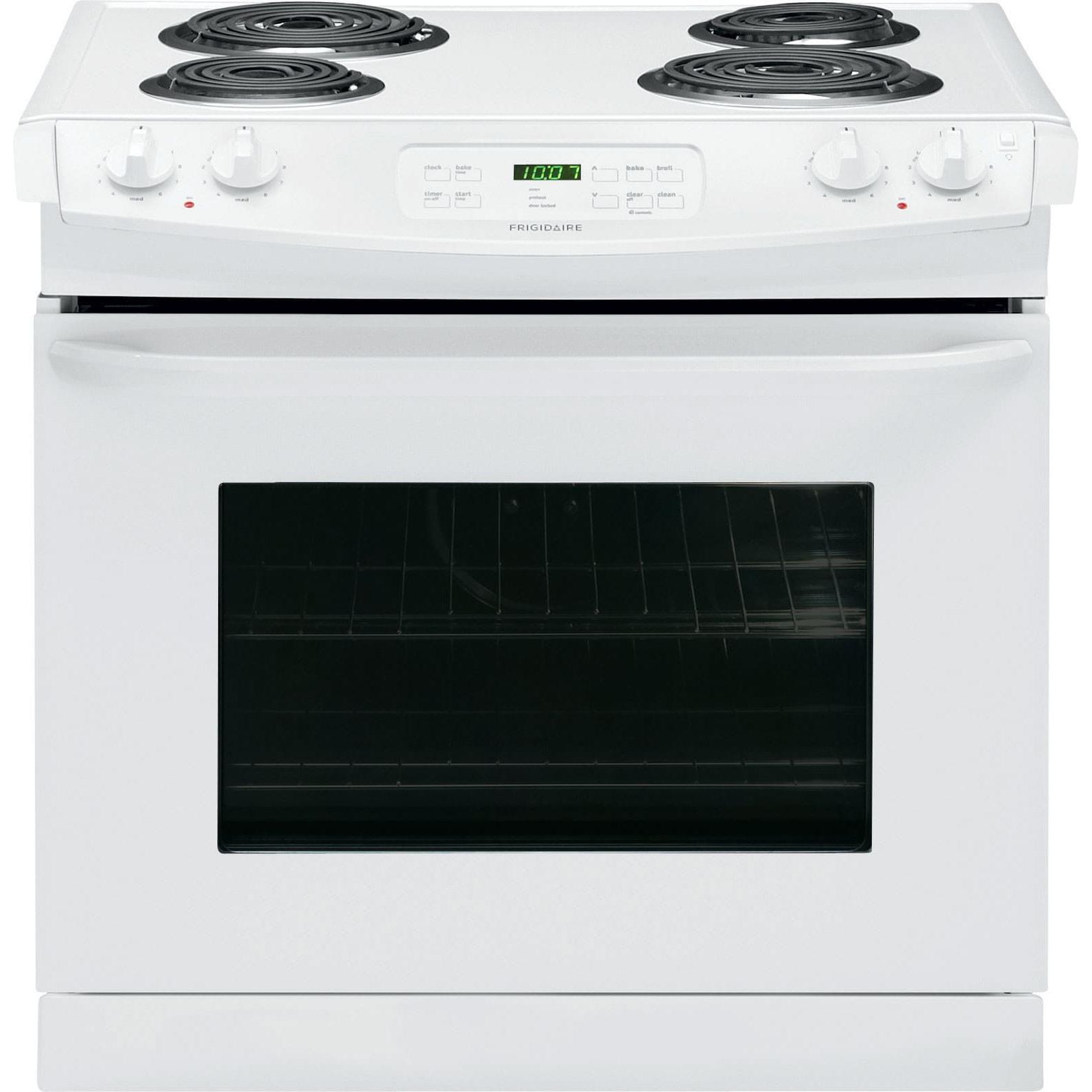  Frigidaire 30-inch Slide-In Electric Range FFED3015LW IMAGE 1