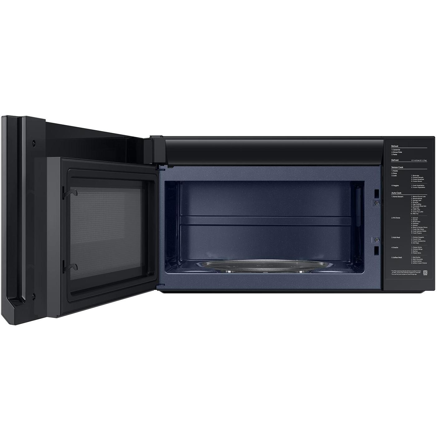  Samsung Smart 30-inch, 2.1 cu. ft. Over-the-Range Microwave ME21DG6300SR/AC IMAGE 2