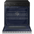  Samsung 6.3 cu. ft. Bespoke Smart Slide-In Electric Range NSE6DG8500SR/AC IMAGE 5