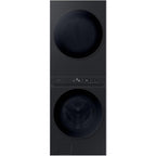  Samsung Bespoke 5.3 cu. ft. Stacked Washer/Dryer Electric Laundry Center Hub with Auto Dispenser WH46DBH550EVAC IMAGE 3