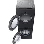  Samsung Bespoke 5.3 cu. ft. Stacked Washer/Dryer Electric Laundry Center Hub with Auto Dispenser WH46DBH550EVAC IMAGE 9