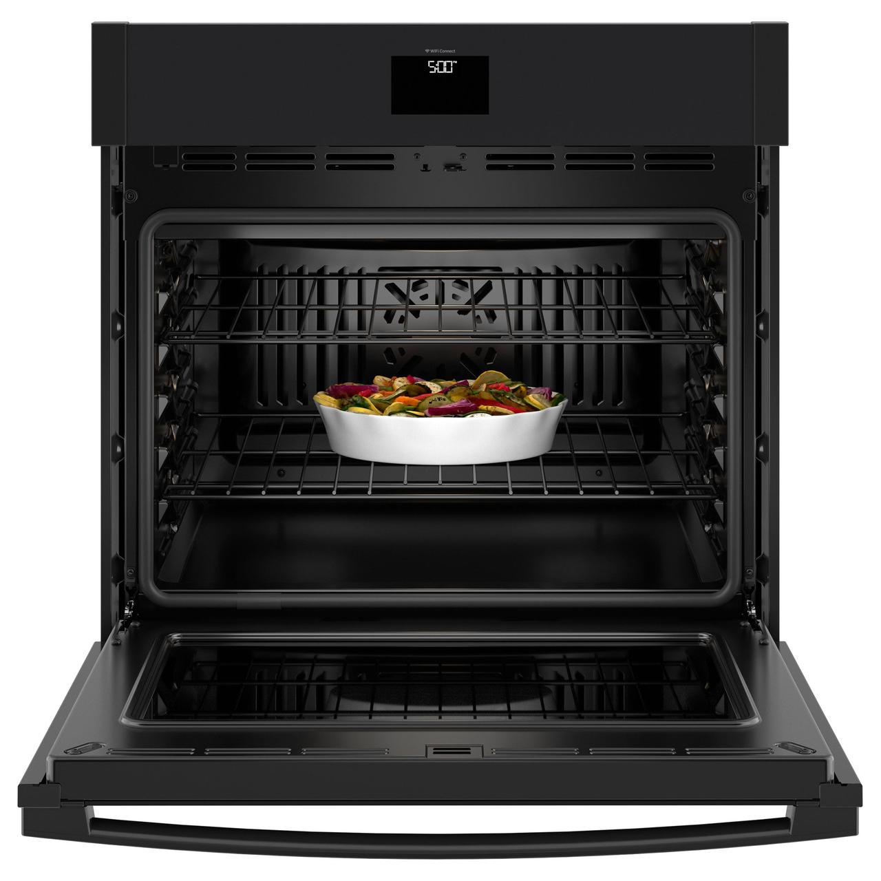  GE 30-inch, 5.0 cu. ft. built-in Single Wall Oven with True European Convection JTS5000SVSS IMAGE 2