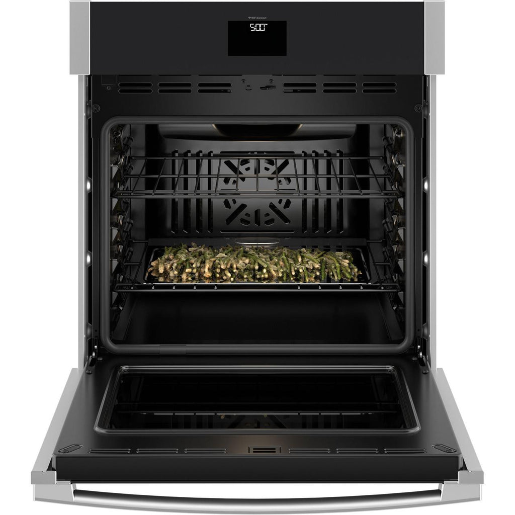  GE 27-inch, 4.3 cu. ft. Built-in Single Wall Oven with True European Convection JKS5000SVSS IMAGE 2
