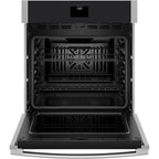  GE 27-inch, 4.3 cu. ft. Built-in Single Wall Oven with True European Convection JKS5000SVSS IMAGE 3