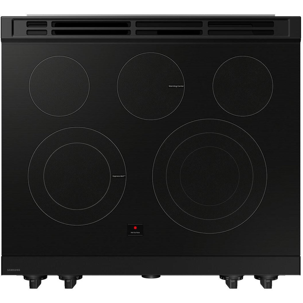  Samsung 6.3 cu. ft. Bespoke Smart Slide-In Electric Range NSE6DG8700SR/AC IMAGE 5