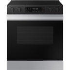  Samsung 6.3 cu. ft. Bespoke Smart Slide-In Electric Range NSE6DG8100SR/AC IMAGE 1