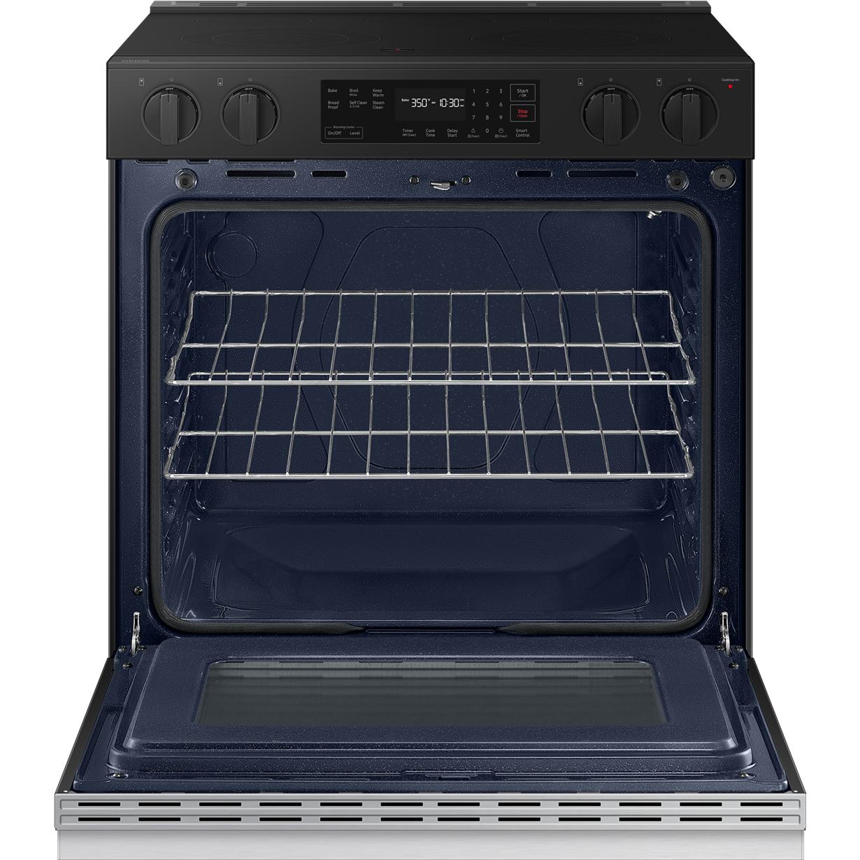  Samsung 6.3 cu. ft. Bespoke Smart Slide-In Electric Range NSE6DG8100SR/AC IMAGE 5