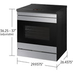  Samsung 6.3 cu. ft. Bespoke AI Slide-In Induction Range NSI6DG9900SR/AC IMAGE 11