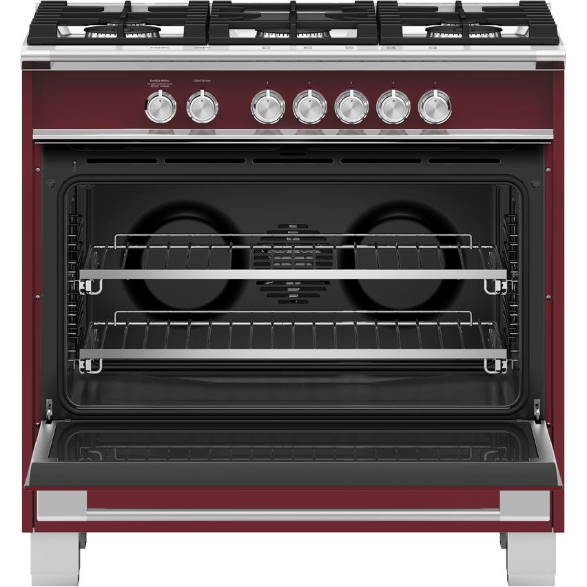  Fisher & Paykel 36-inch Freestanding Gas Range with AeroTech™ Technology OR36SCG4R1SP IMAGE 2