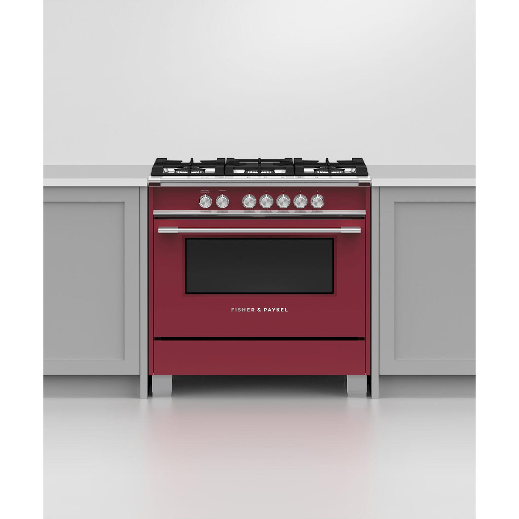  Fisher & Paykel 36-inch Freestanding Gas Range with AeroTech™ Technology OR36SCG4R1SP IMAGE 4