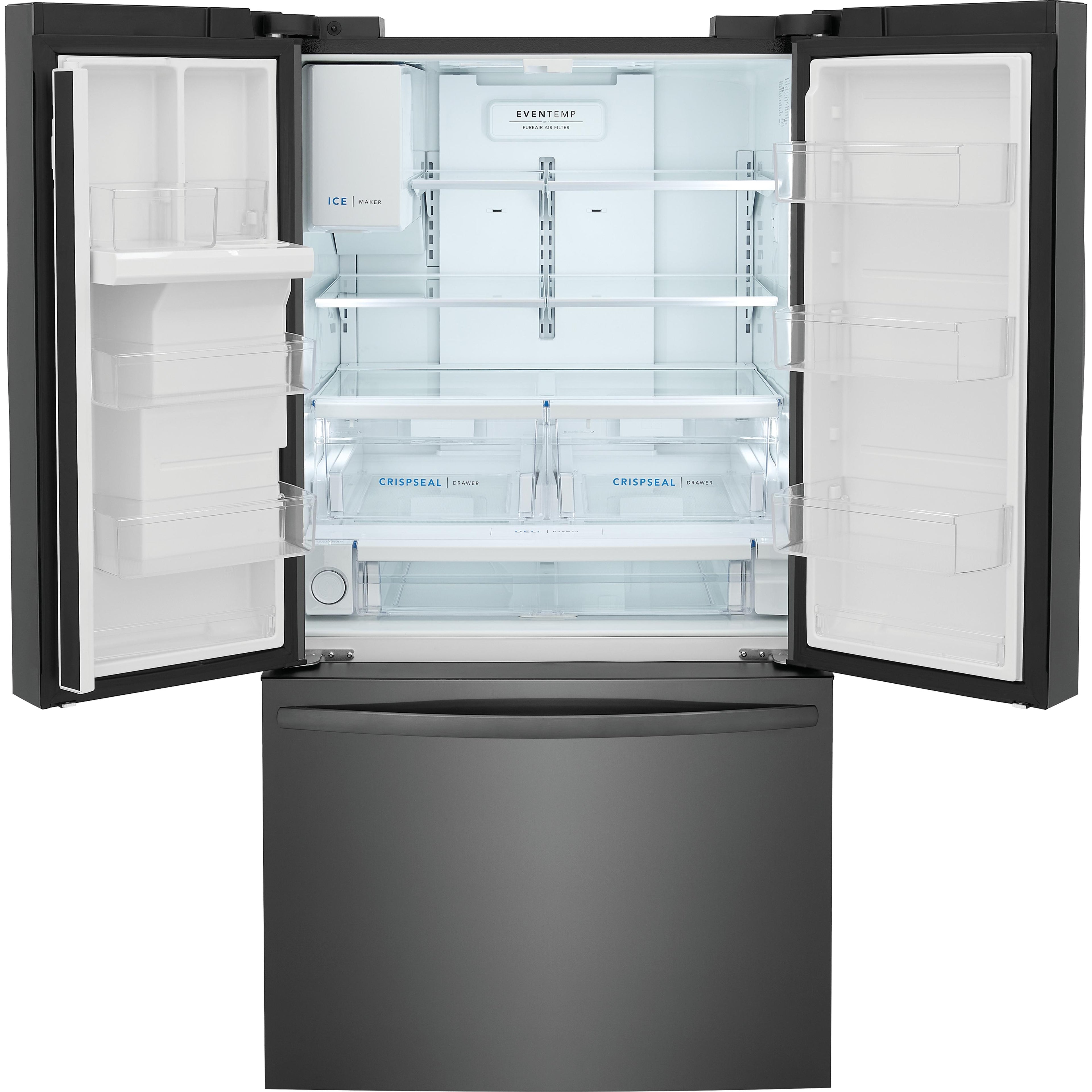  Frigidaire 36-inch, 27.8 cu. ft. French 3-Door Refrigerator with Dispenser FRFS2823ADBSP IMAGE 2