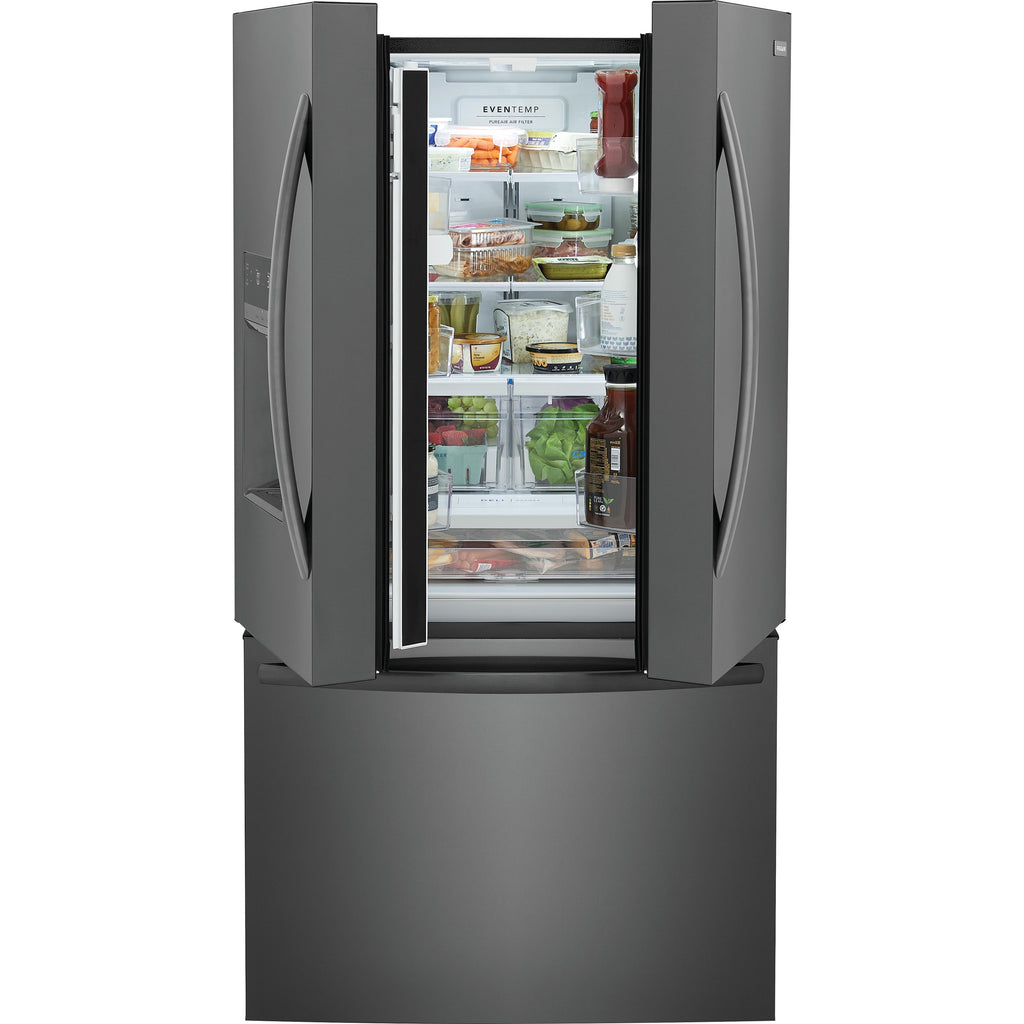  Frigidaire 36-inch, 27.8 cu. ft. French 3-Door Refrigerator with Dispenser FRFS2823ADBSP IMAGE 4