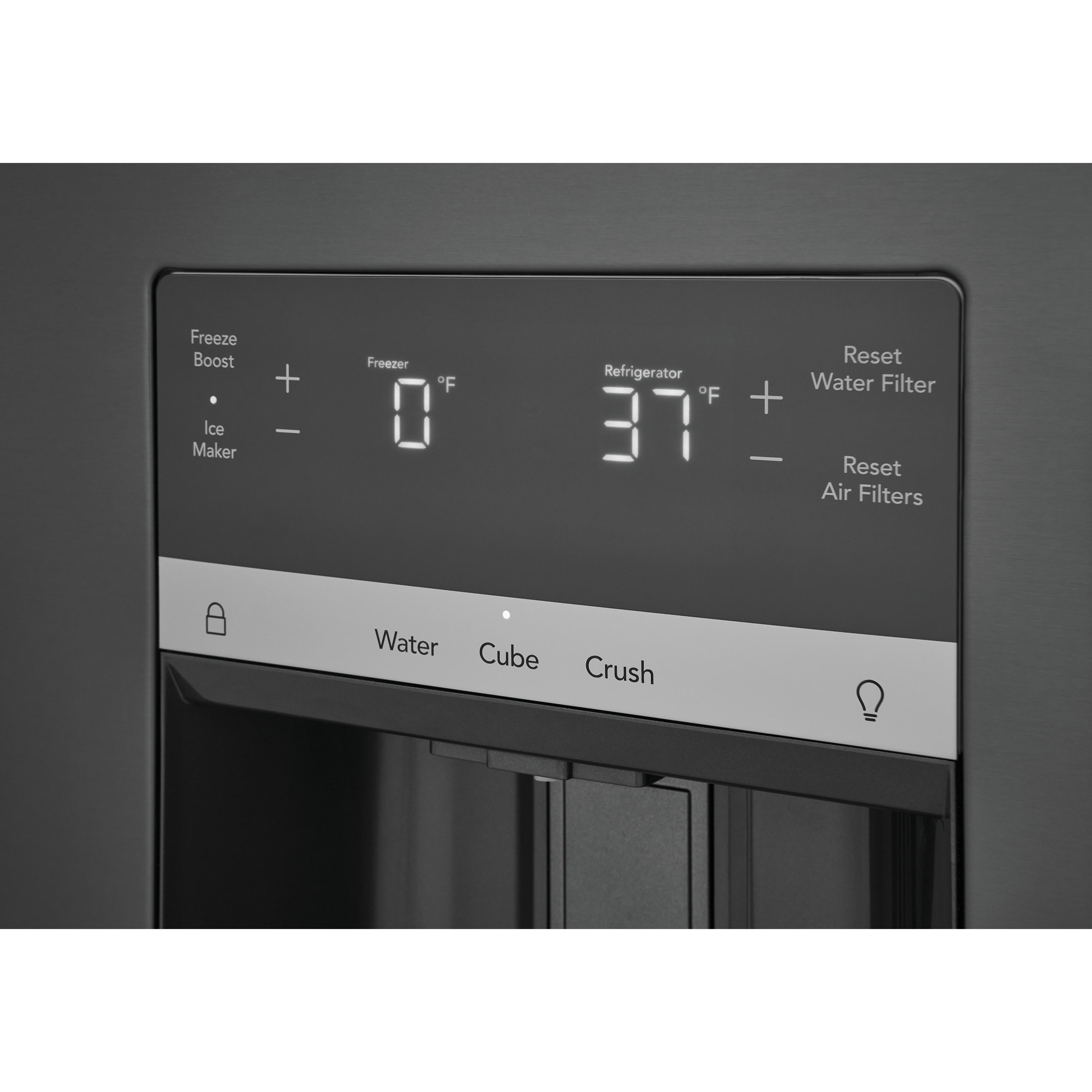  Frigidaire 36-inch, 27.8 cu. ft. French 3-Door Refrigerator with Dispenser FRFS2823ADBSP IMAGE 5
