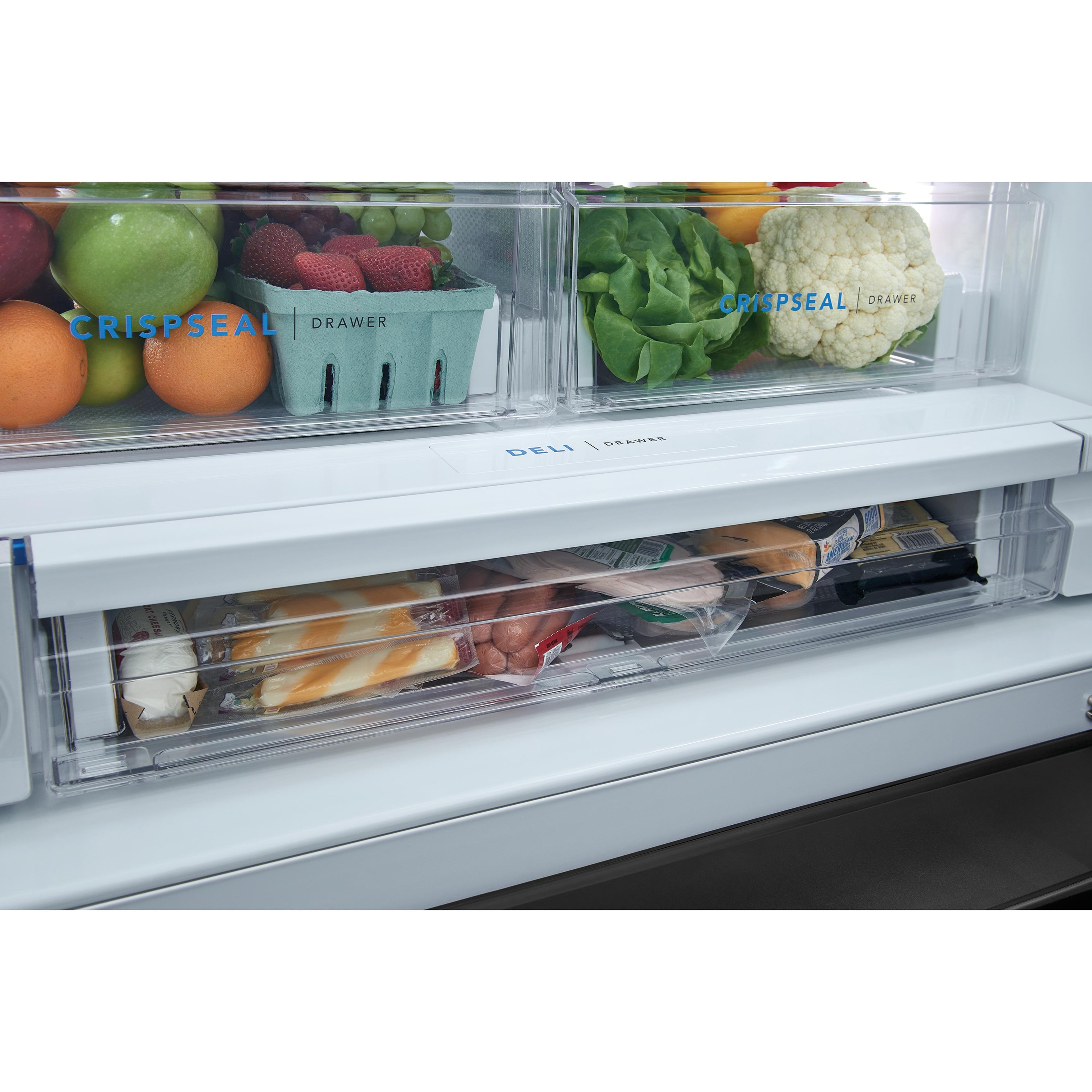  Frigidaire 36-inch, 27.8 cu. ft. French 3-Door Refrigerator with Dispenser FRFS2823ADBSP IMAGE 9