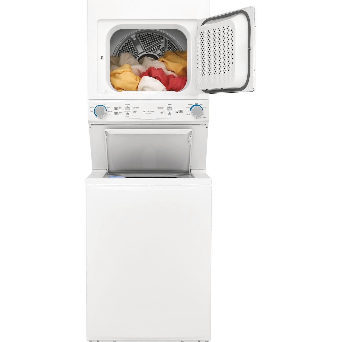  Frigidaire Stacked Washer/Dryer Electric Laundry Center FLCE752CAWBSP IMAGE 4