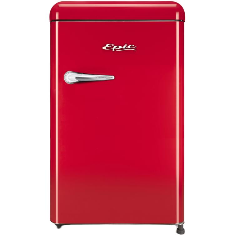  Epic 21.5-inch, 4.3 cu. ft. Retro Compact Refrigerator ECRR43RED IMAGE 1