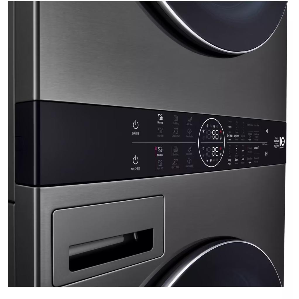  LG Stacked Washer/Dryer Electric Laundry Center with Wi-Fi WKHC252HBA IMAGE 11