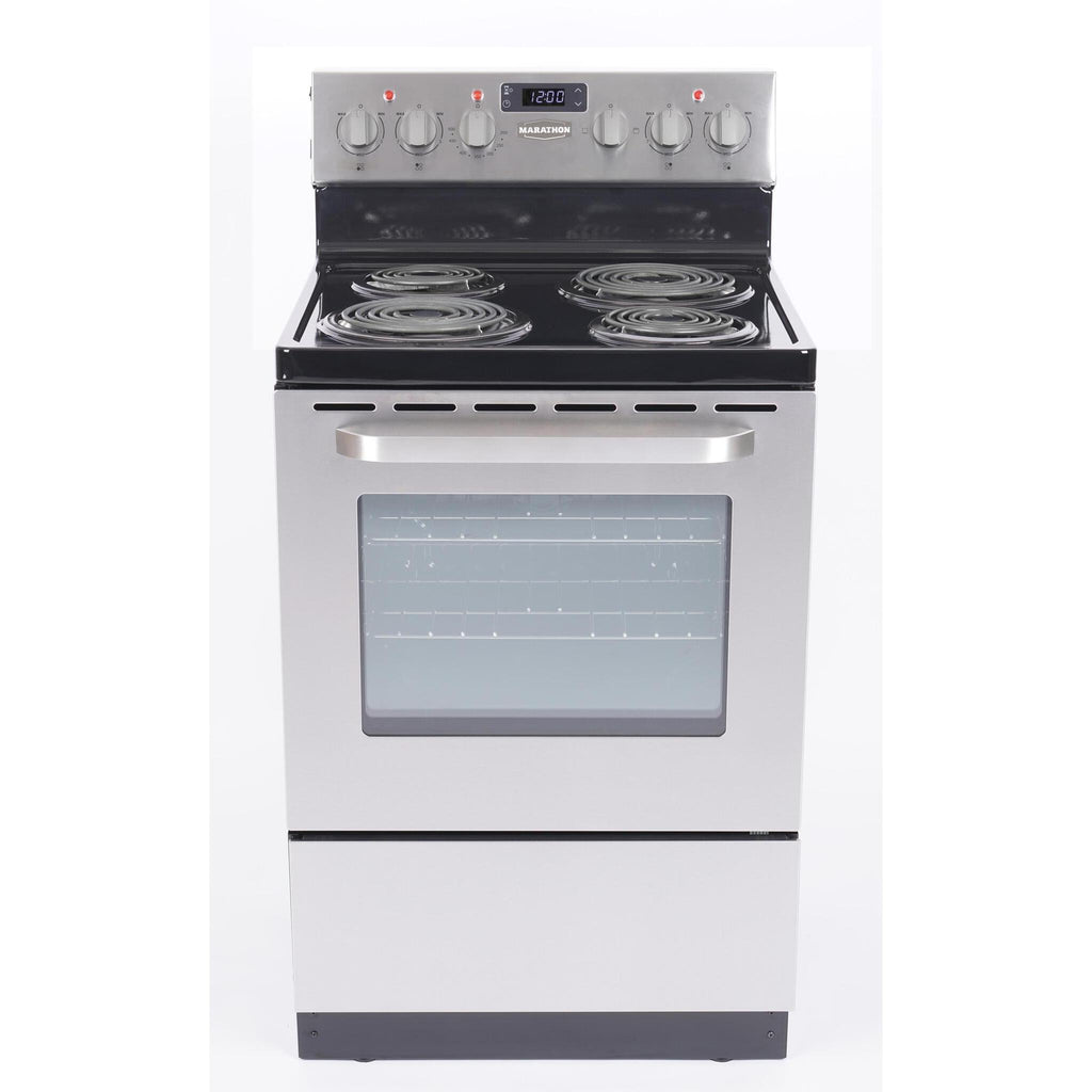  Marathon 24-inch Freestanding Electric Range MER241SS-2 IMAGE 1