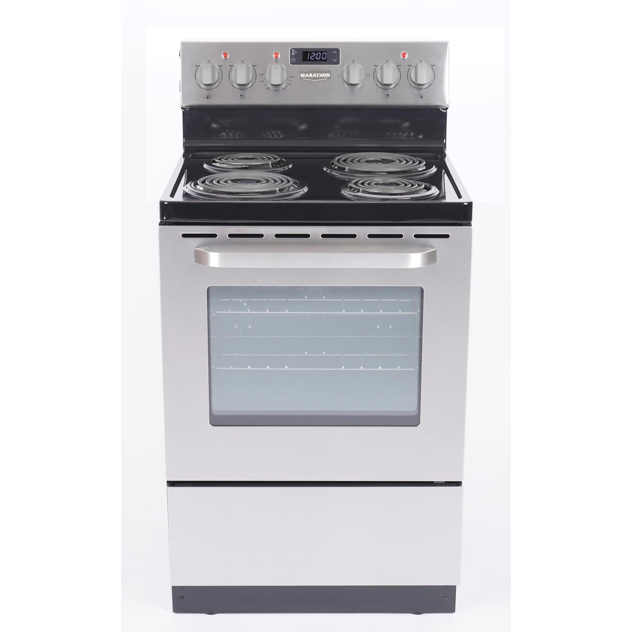  Marathon 24-inch Freestanding Electric Range MER241SS-2 IMAGE 1