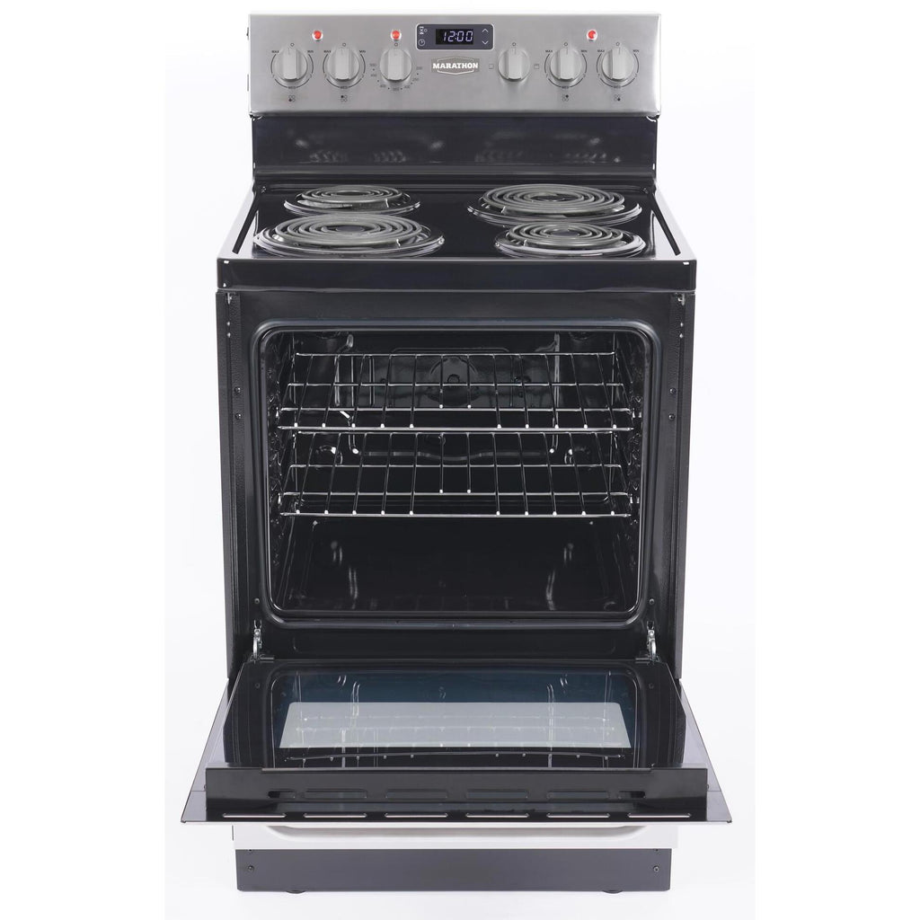  Marathon 24-inch Freestanding Electric Range MER241SS-2 IMAGE 2
