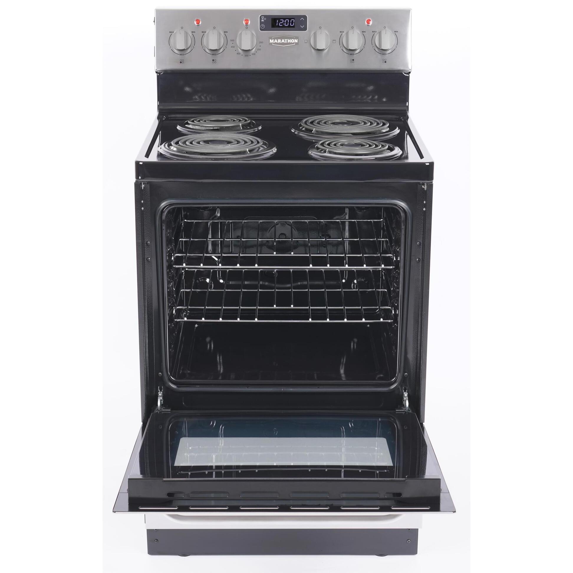  Marathon 24-inch Freestanding Electric Range MER241SS-2 IMAGE 2
