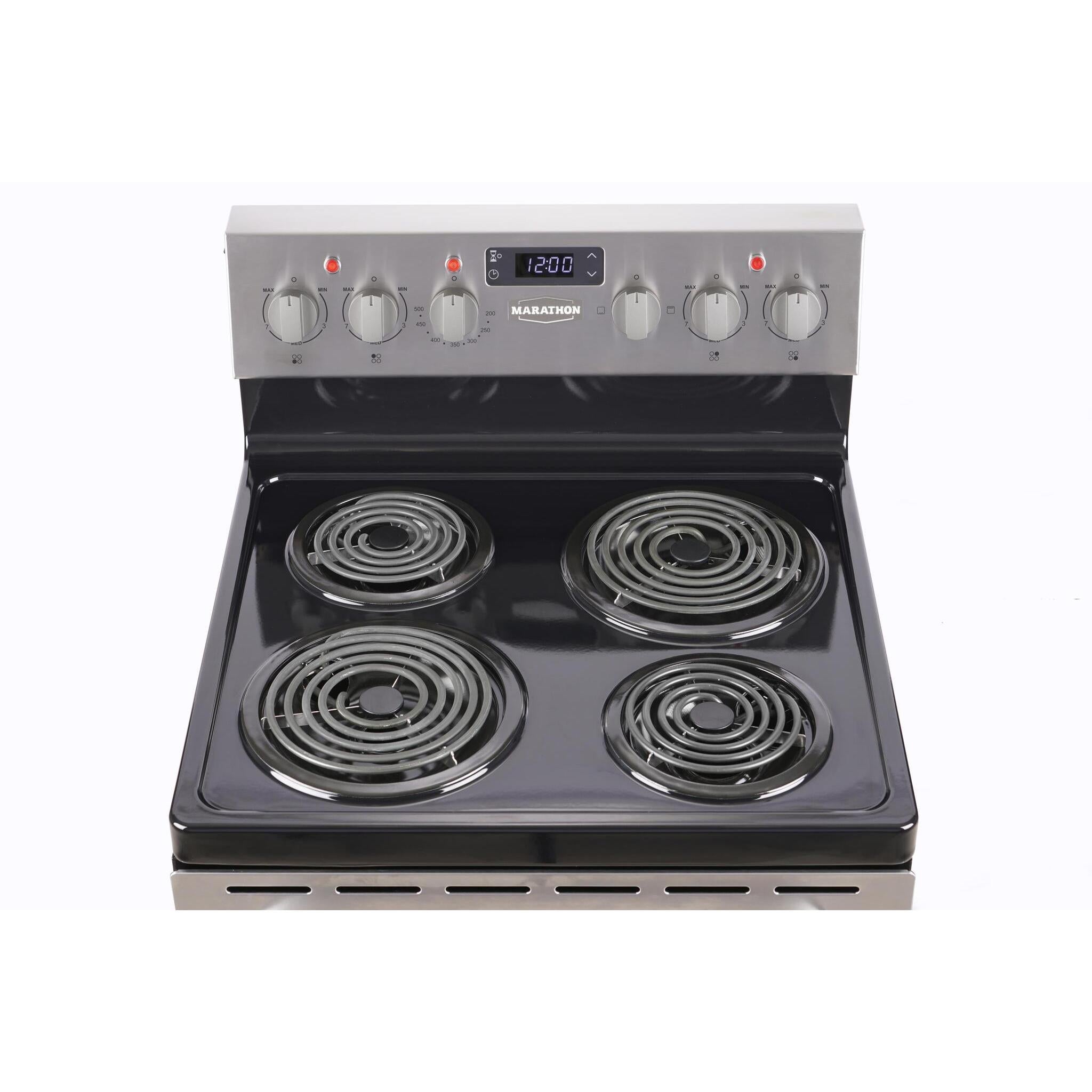  Marathon 24-inch Freestanding Electric Range MER241SS-2 IMAGE 3