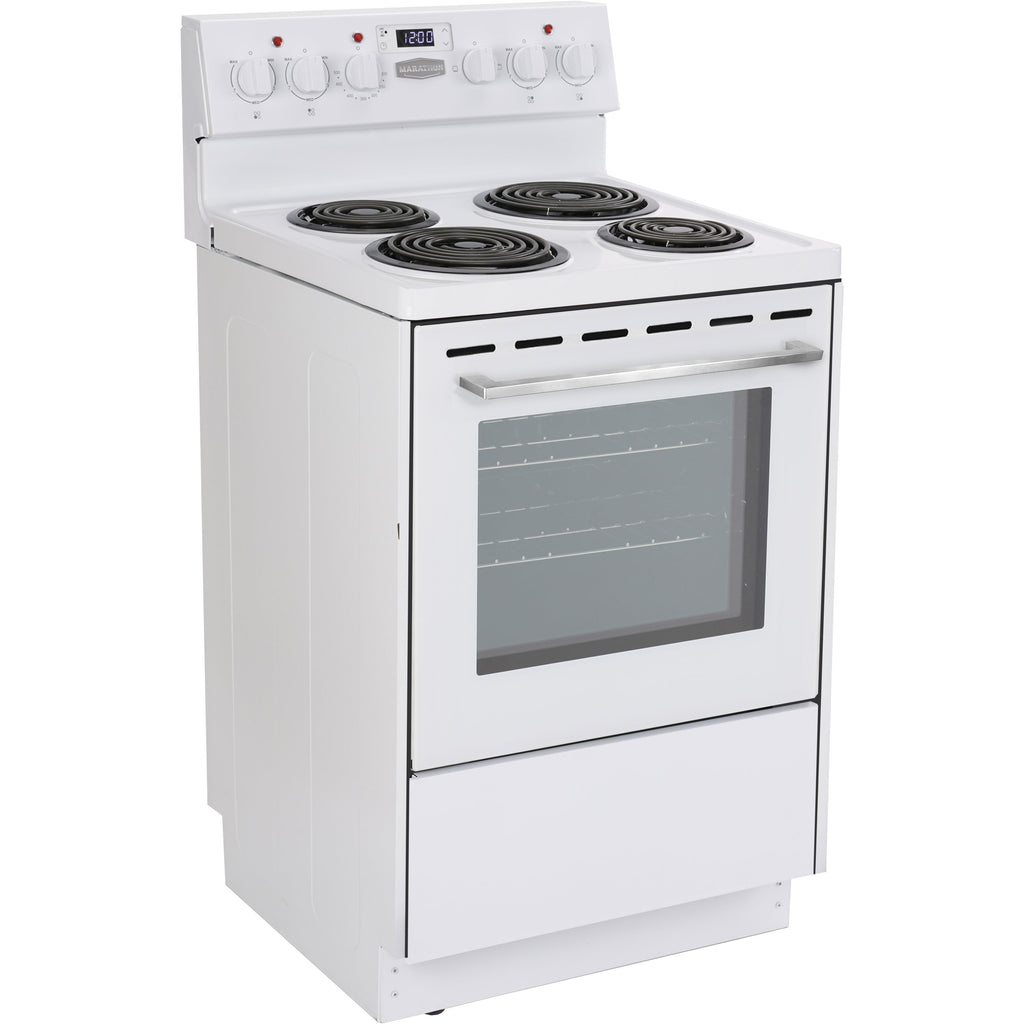  Marathon 24-inch Freestanding Electric Range MER241W-2 IMAGE 2
