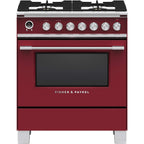  Fisher & Paykel 30-inch Freestanding Dual-Fuel Range with Warming Drawer OR30SCG6R1SP IMAGE 1