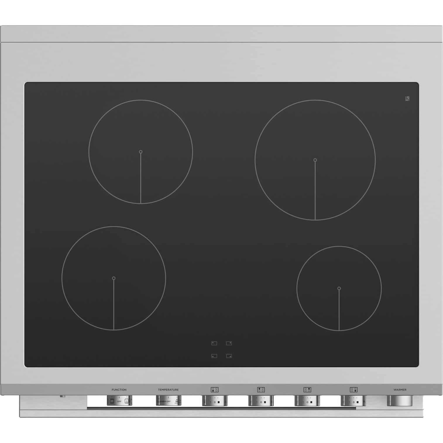  Fisher & Paykel 30-inch Freestanding Electric Induction Range with Self-Cleaning Oven OR30SDI6X1SP IMAGE 3