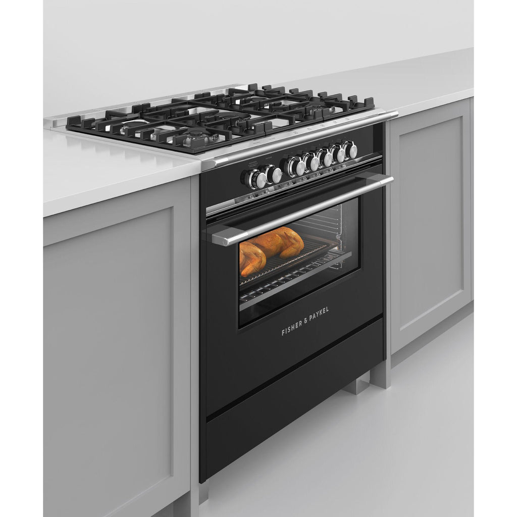  Fisher & Paykel 36-inch Freestanding Gas Range with AeroTech™ Technology OR36SCG4B1SP IMAGE 7