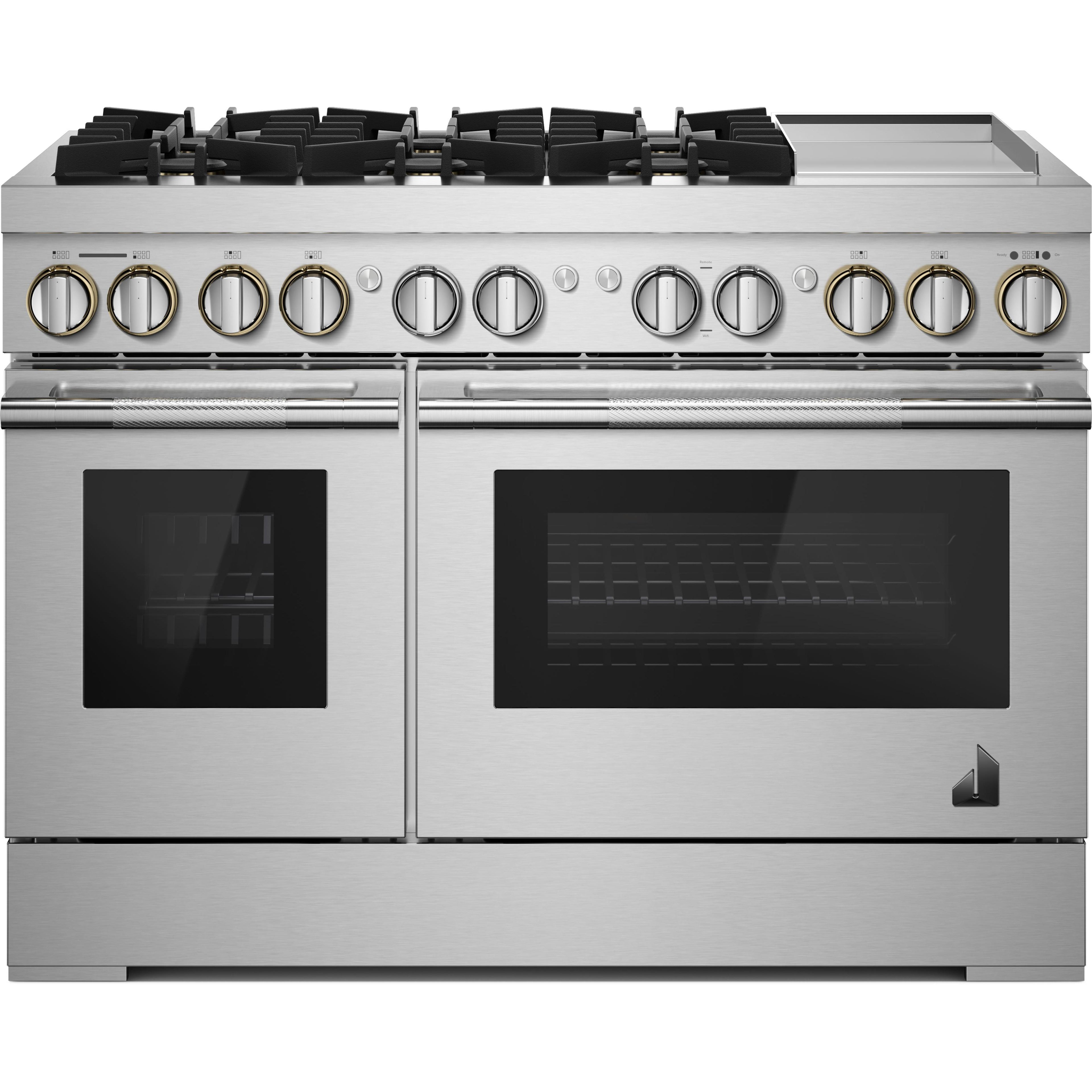  JennAir 48-inch Freestanding Dua-Fuel Range with JennAir® Culinary Center JDRP548HLSP IMAGE 1
