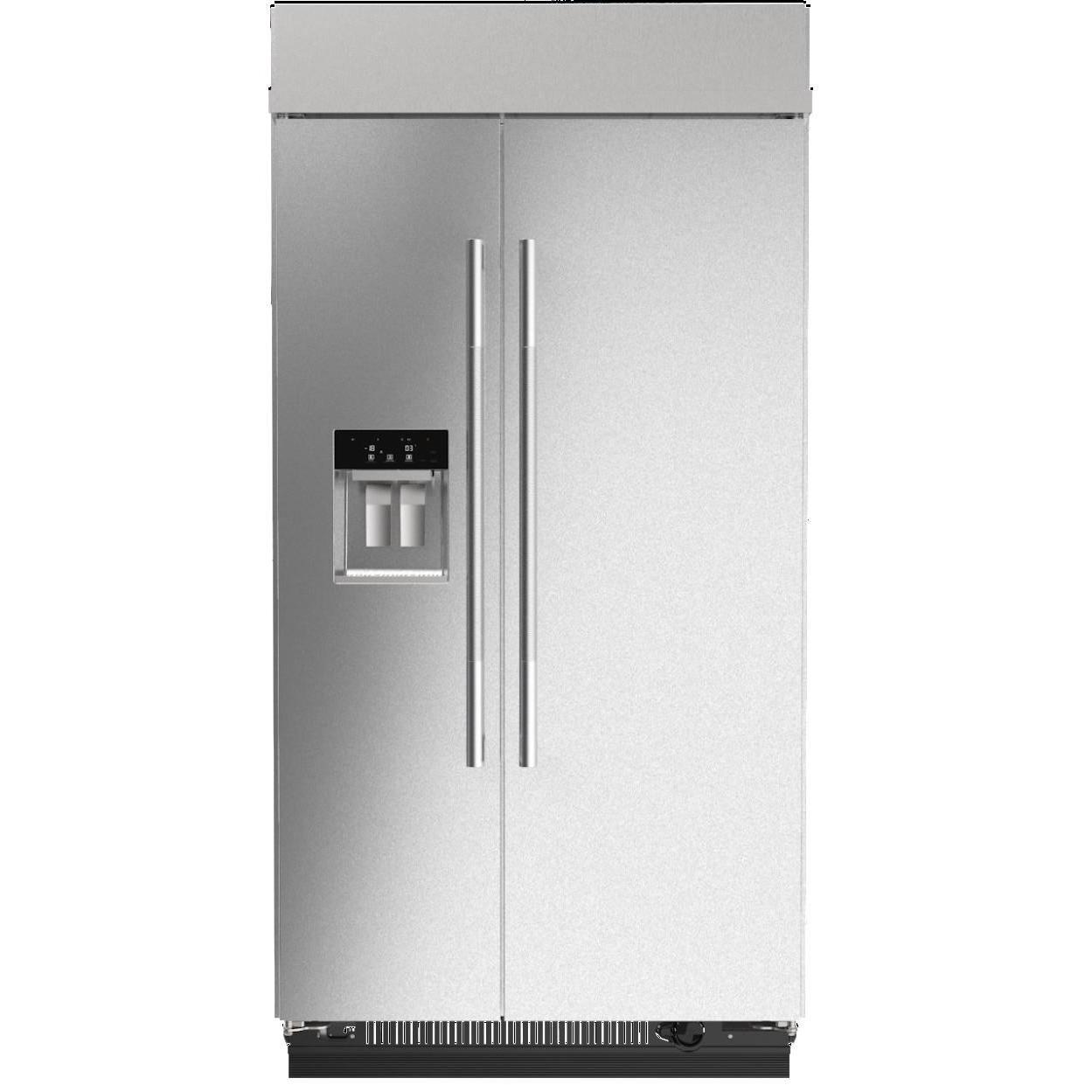  JennAir 42-inch 25.5 cu. ft. Side-by-Side Refrigerator with Ice Maker JBSS42E22LSP IMAGE 1