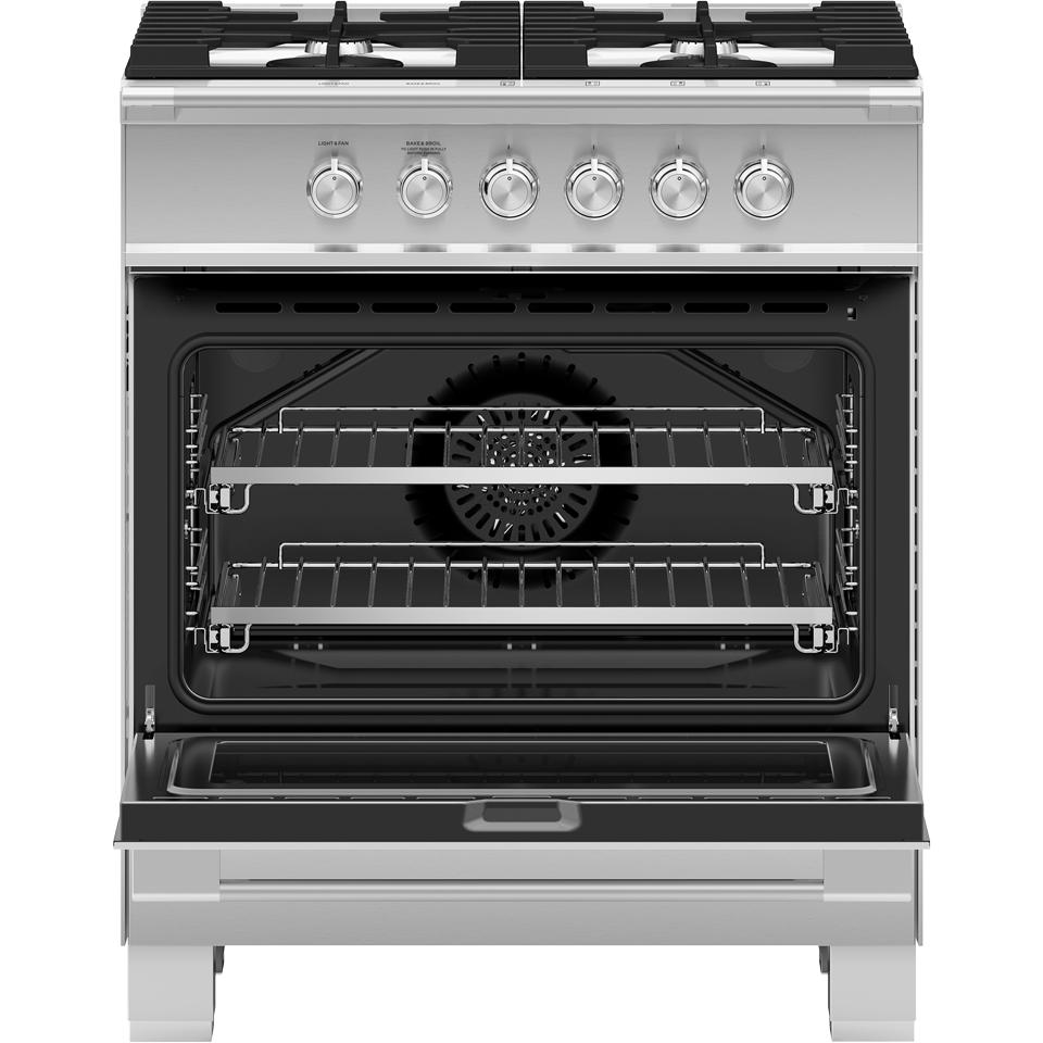  Fisher & Paykel 30-inch Freestanding Gas Range with AeroTech™ Technology OR30SCG4X1SP IMAGE 2