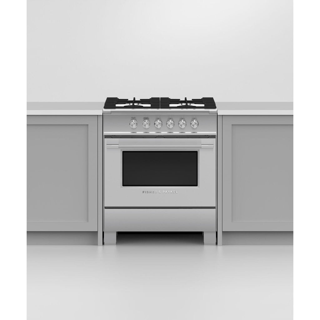 Fisher & Paykel 30-inch Freestanding Gas Range with AeroTech™ Technology OR30SCG4X1SP IMAGE 4