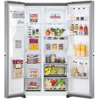  LG 36-inch, 22.5 cu. ft. Counter-Depth Side-by-Side Refrigerator with Ice and Water Dispensing System LS23C4230V IMAGE 2